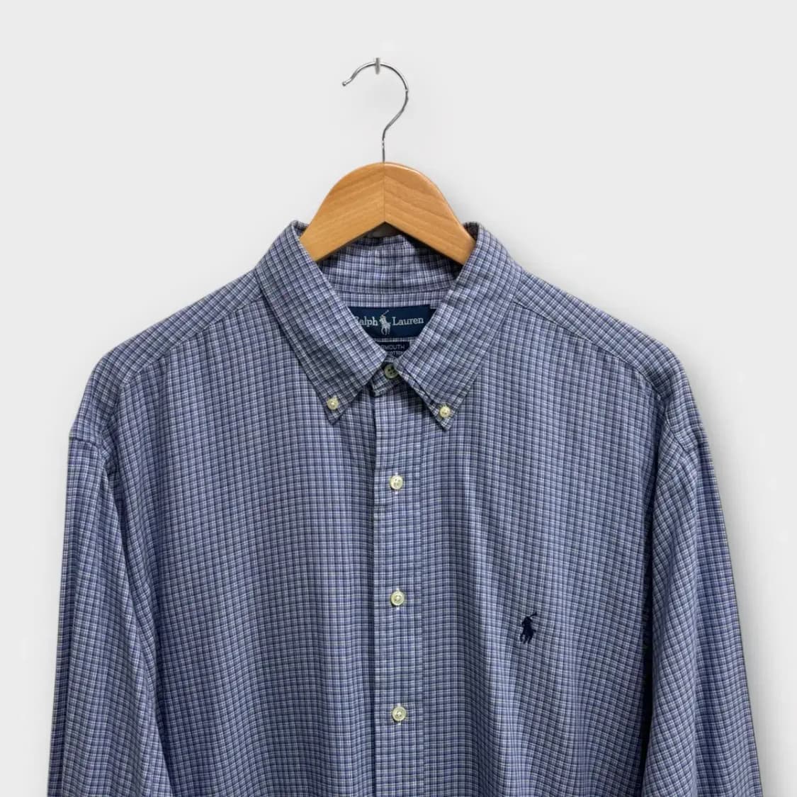 Polo 폴로 랄프로렌 블루체크 셔츠 M 상품이미지2