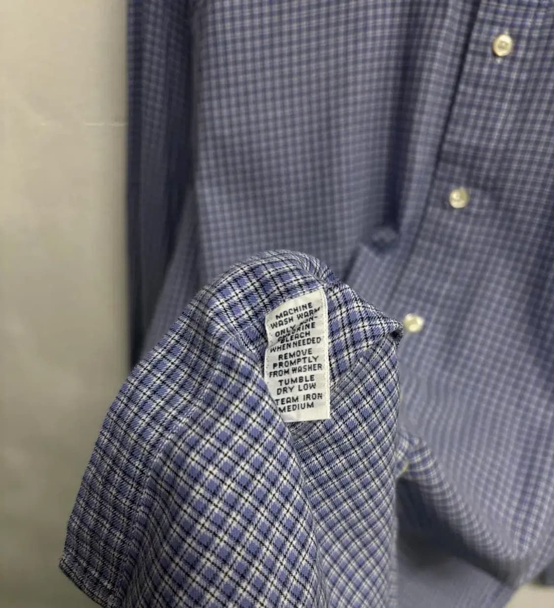Polo 폴로 랄프로렌 블루체크 셔츠 M 상품이미지5