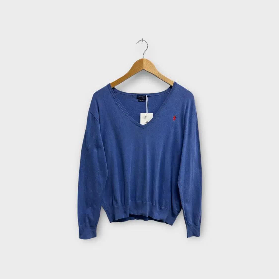 [새상품]폴로랄프로렌 브이넥 피마코튼 니트 L 상품이미지1