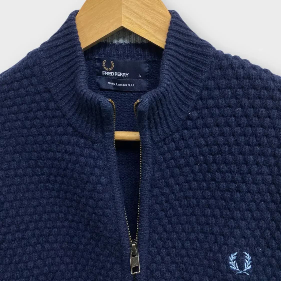 프레드페리 엠보 집업 가디건S 상품이미지5