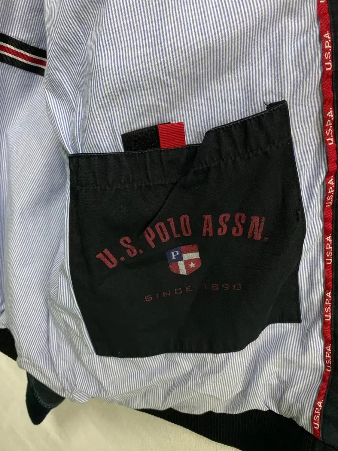 U.S.POLO ASSN. 블루종 점퍼 L-XL 상품이미지6