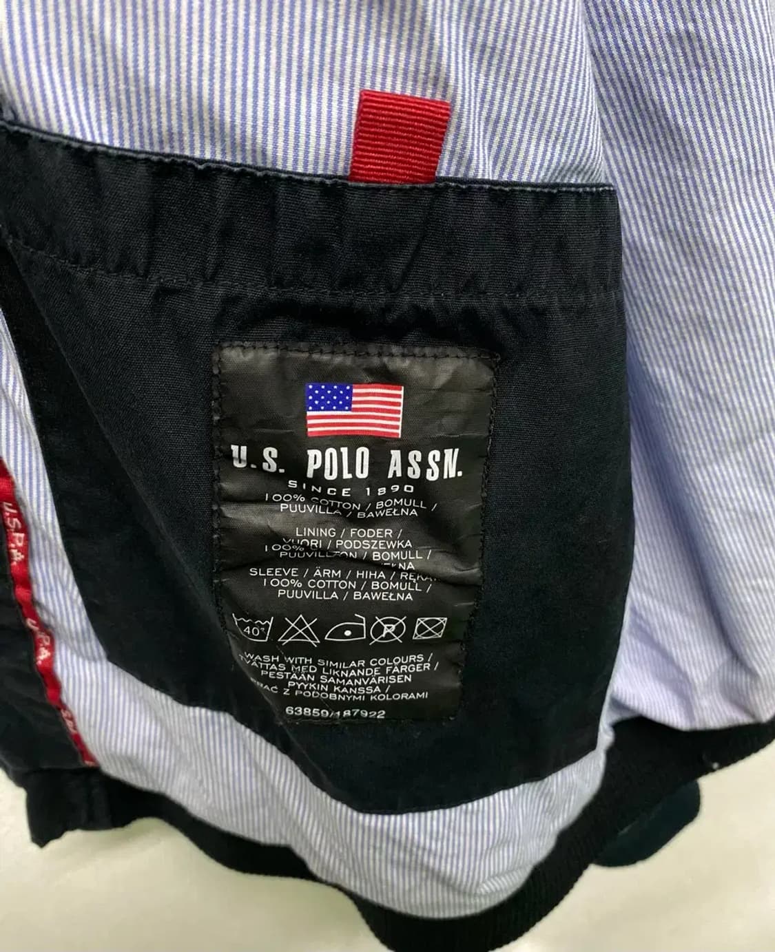 U.S.POLO ASSN. 블루종 점퍼 L-XL 상품이미지7