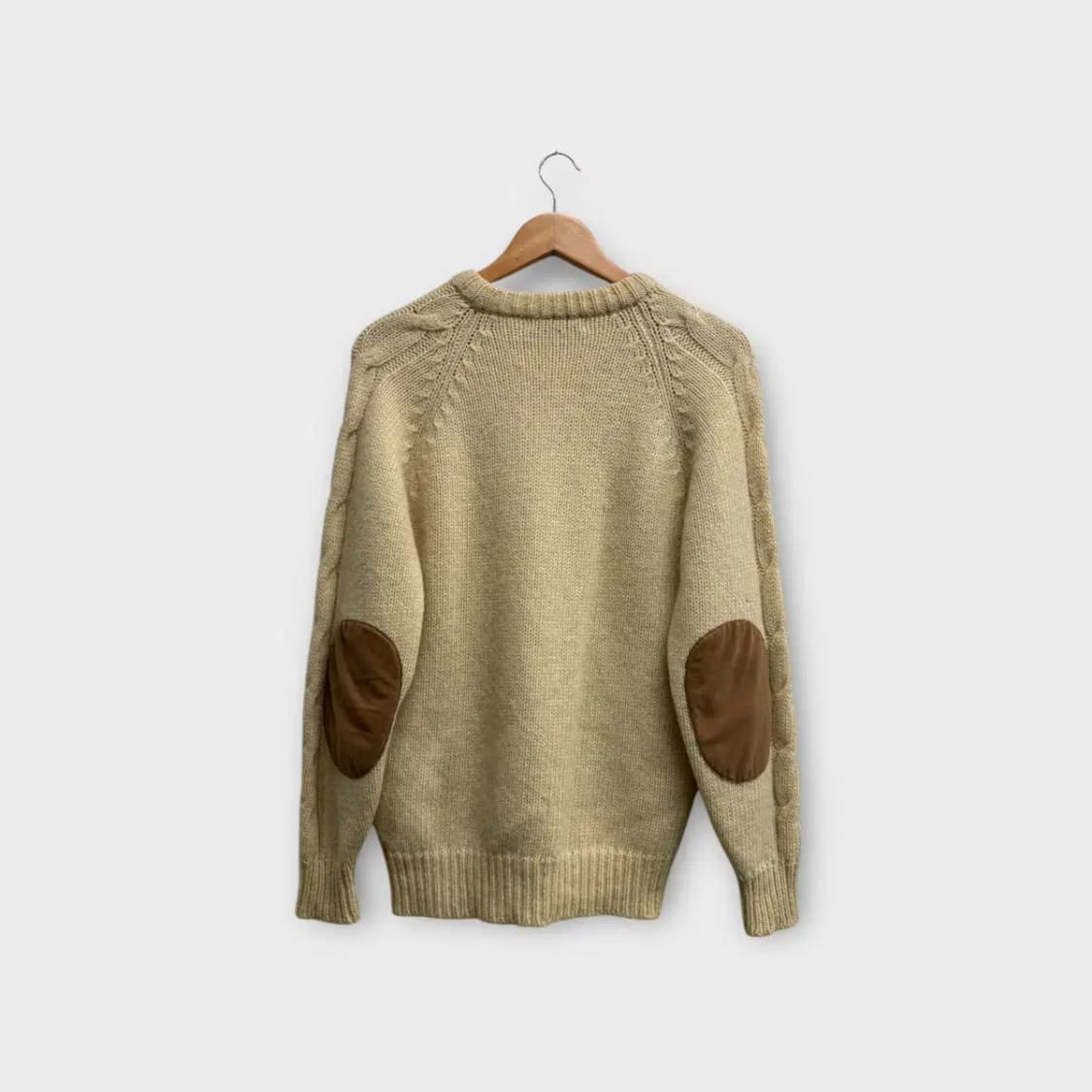 빈티지 M'GREGOR 울100% 아이보리 니트 M 상품이미지3