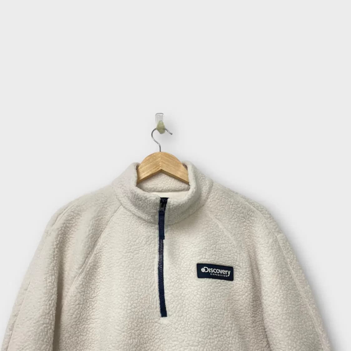 디스커버리 뽀글이 반집업 티셔츠 L 상품이미지2