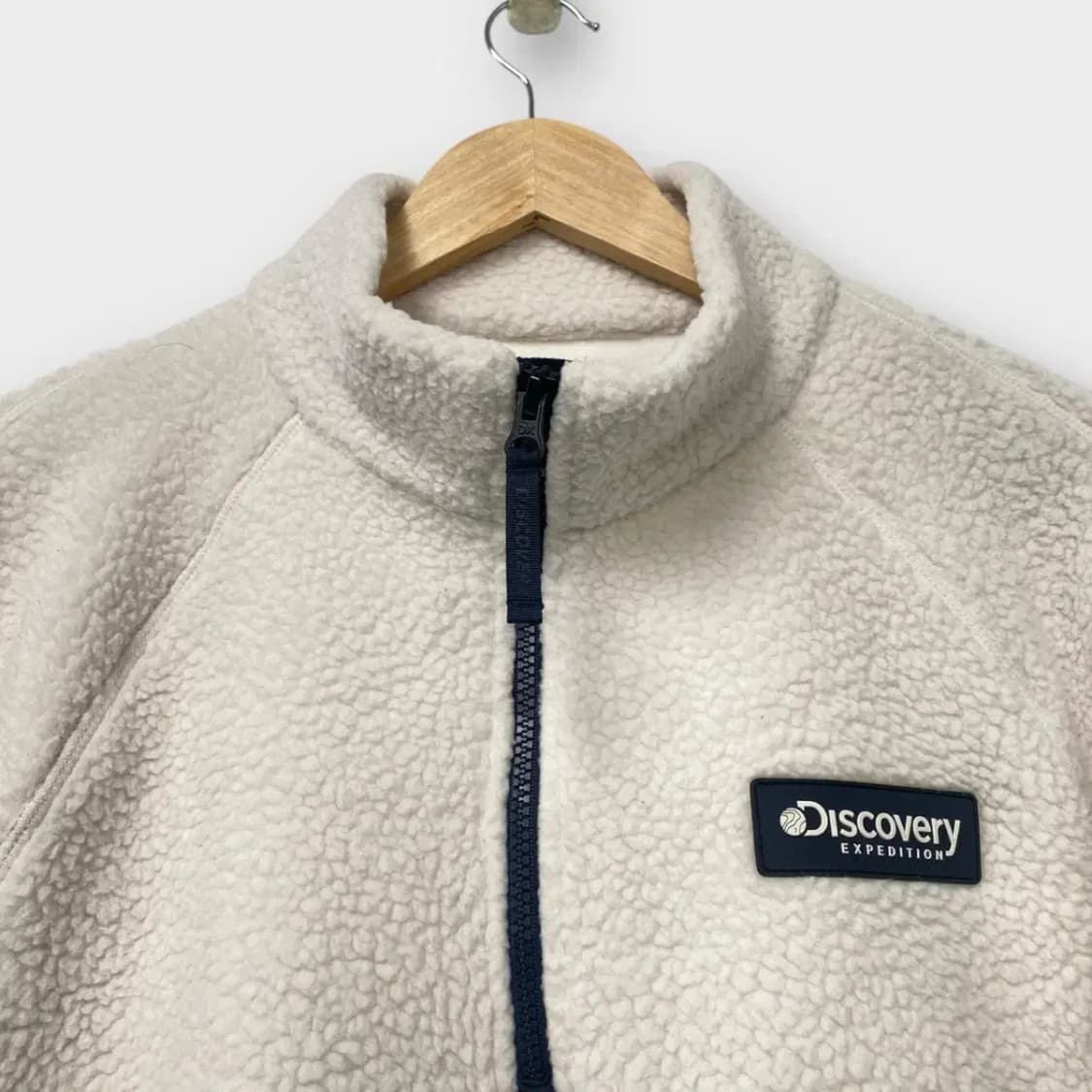 디스커버리 뽀글이 반집업 티셔츠 L 상품이미지5