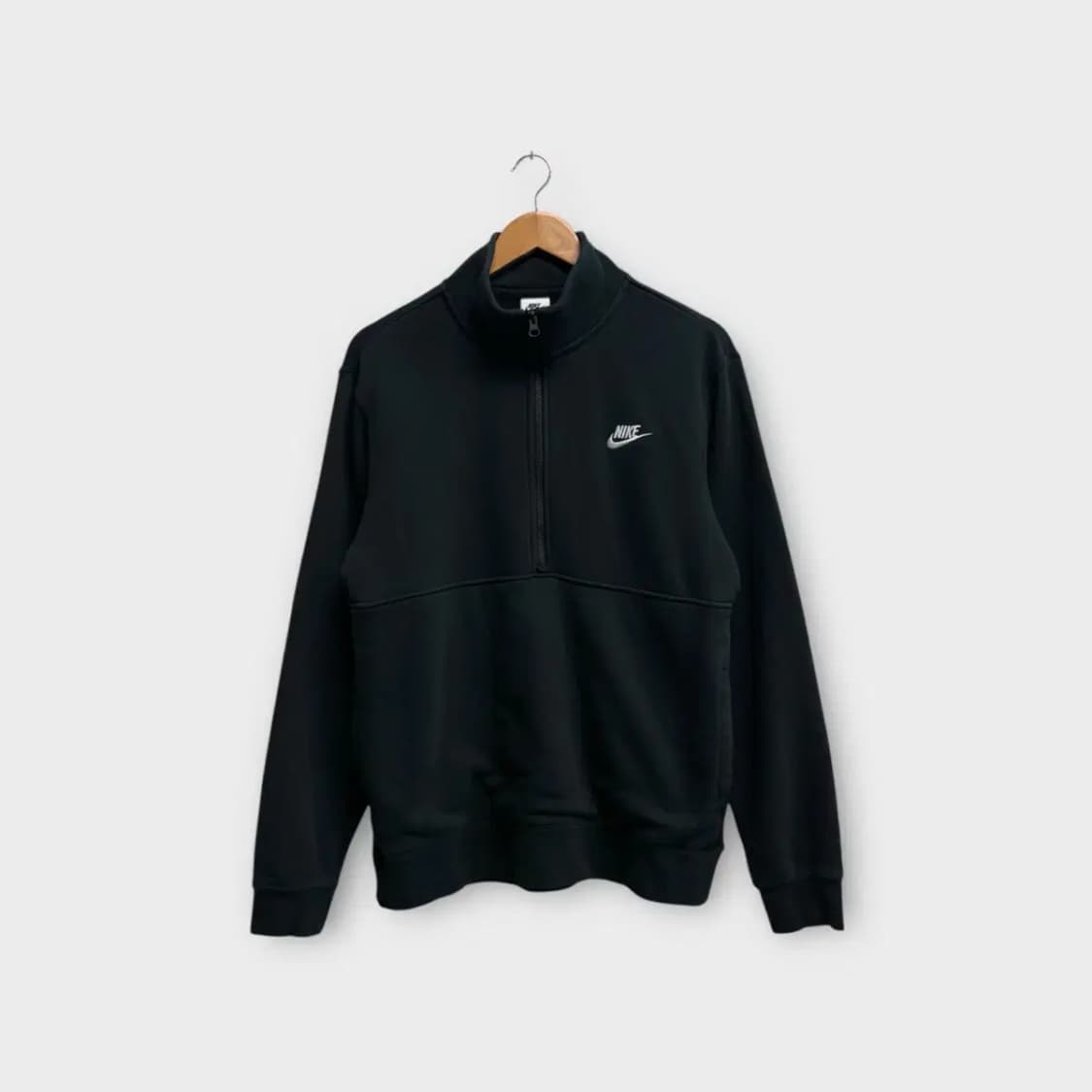 나이키 블랙 반집업 티셔츠 L 상품이미지1