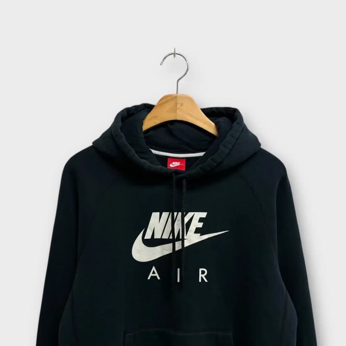 나이키 NIKE 에어 빅로고 블랙 후드티 M 상품이미지2