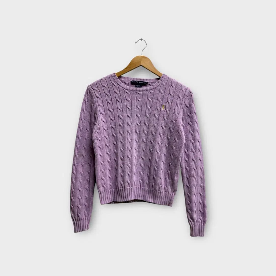 폴로랄프로렌 연보라 케이블니트 S 상품이미지1