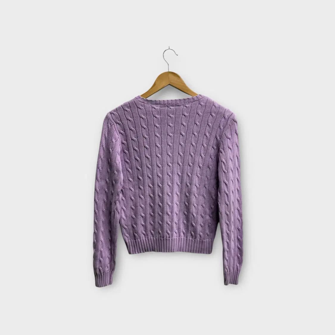 폴로랄프로렌 연보라 케이블니트 S 상품이미지3