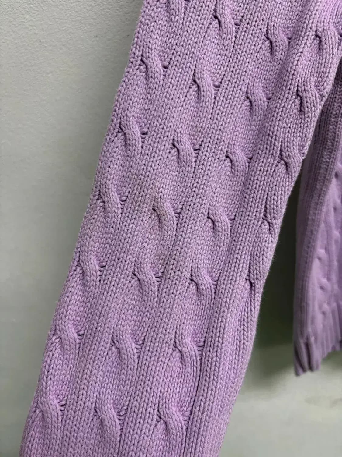 폴로랄프로렌 연보라 케이블니트 S 상품이미지6