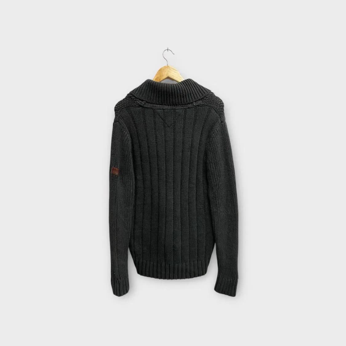 타미힐피거 데님 케이블 니트 가디건 M 상품이미지3