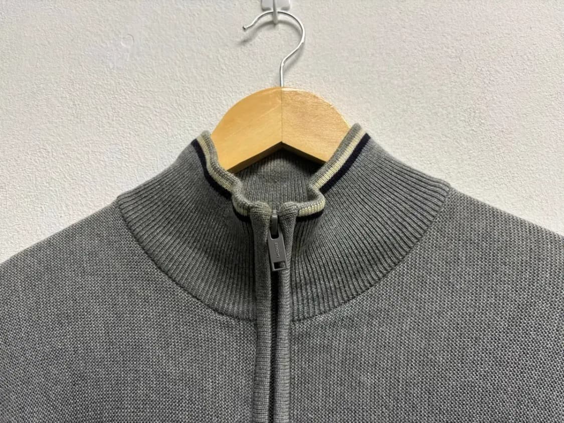 라코스테 그레이 니트집업 L 상품이미지4