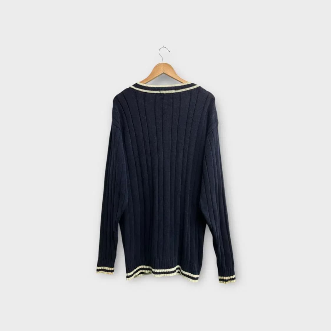 폴로랄프로렌 네이비 V넥 가디건 L 상품이미지3