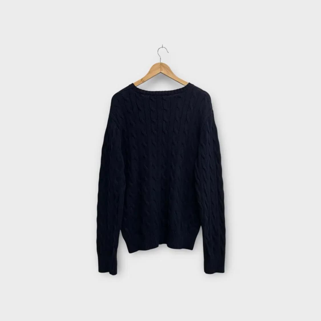 폴로랄프로렌 케이블 네이비니트 L 상품이미지3