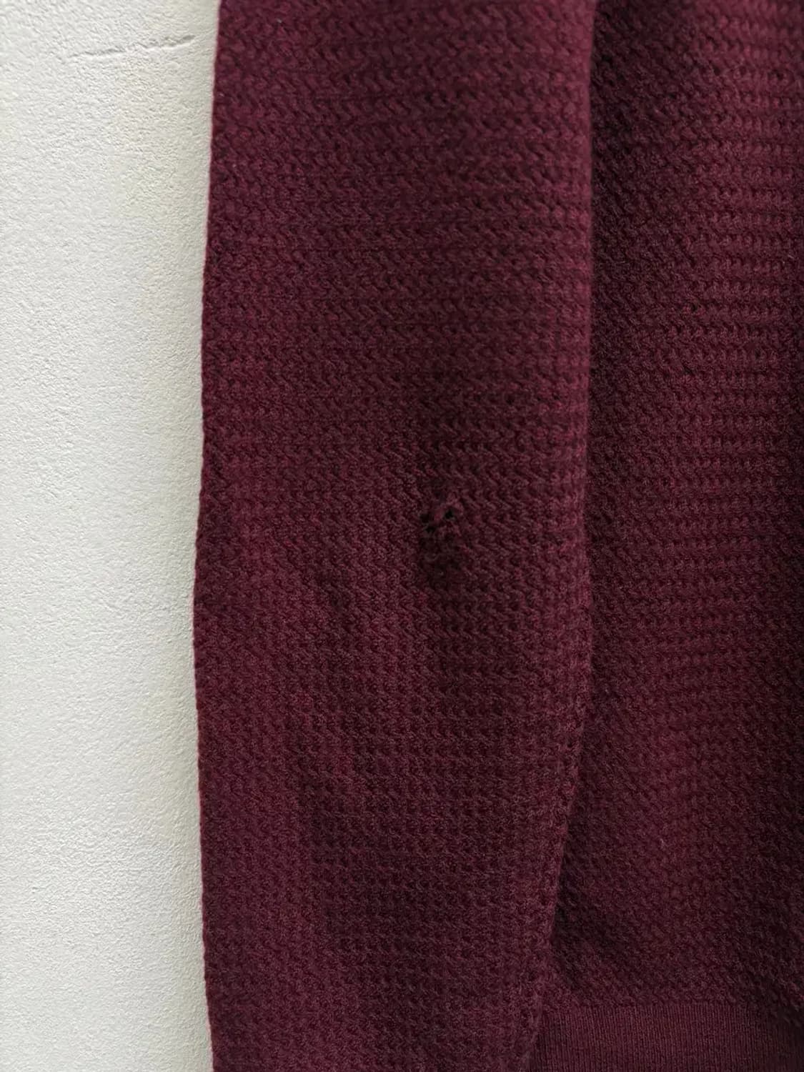 라코스테 버건디 스웨터 M 상품이미지6