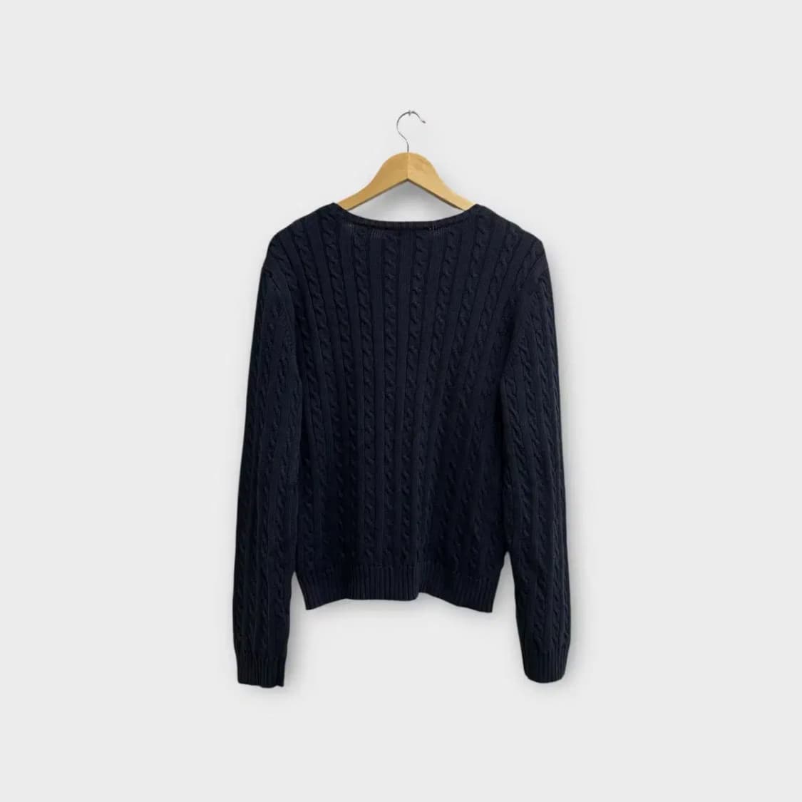 랄프로렌 꽈배기 네이비 니트 L 상품이미지3