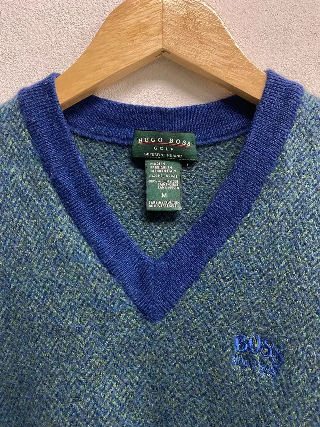 휴고보스 보카시 니트 조끼 XS-S 상품이미지5