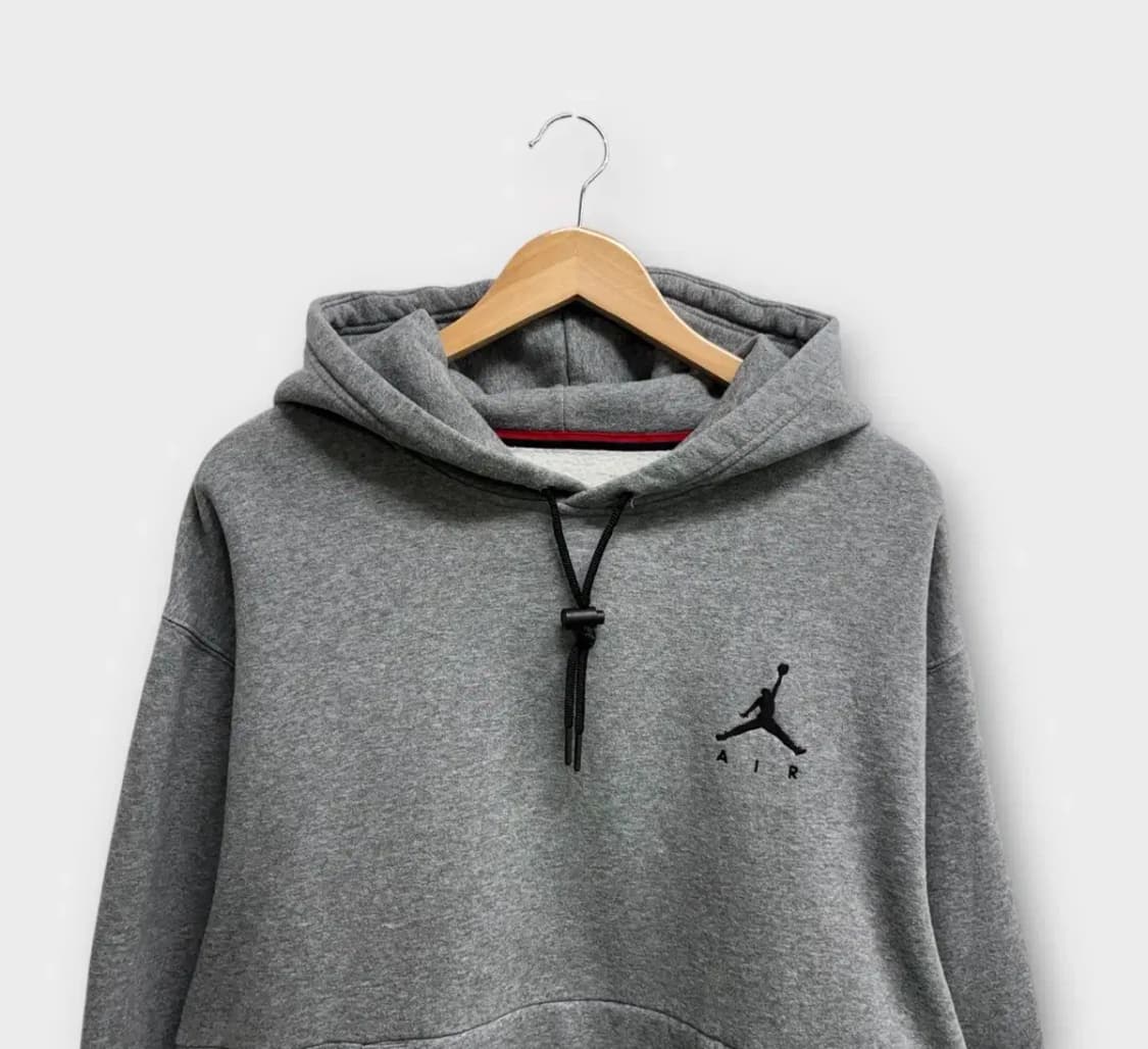 나이키 조던 에어 플리스 후디 그레이 XL 상품이미지2