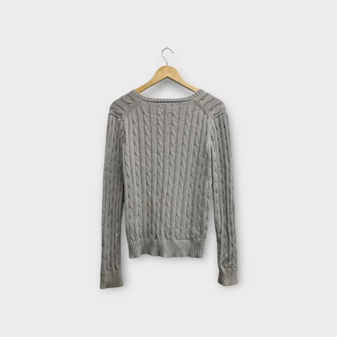 폴로랄프로렌 브이넥 그레이 니트 M 상품이미지3