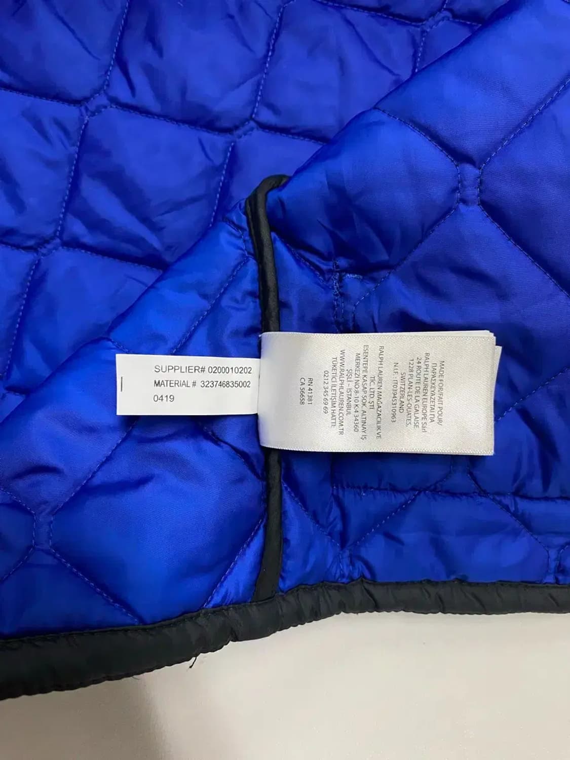 폴로 랄프로렌 퀼팅 조끼 블랙 S 상품이미지7