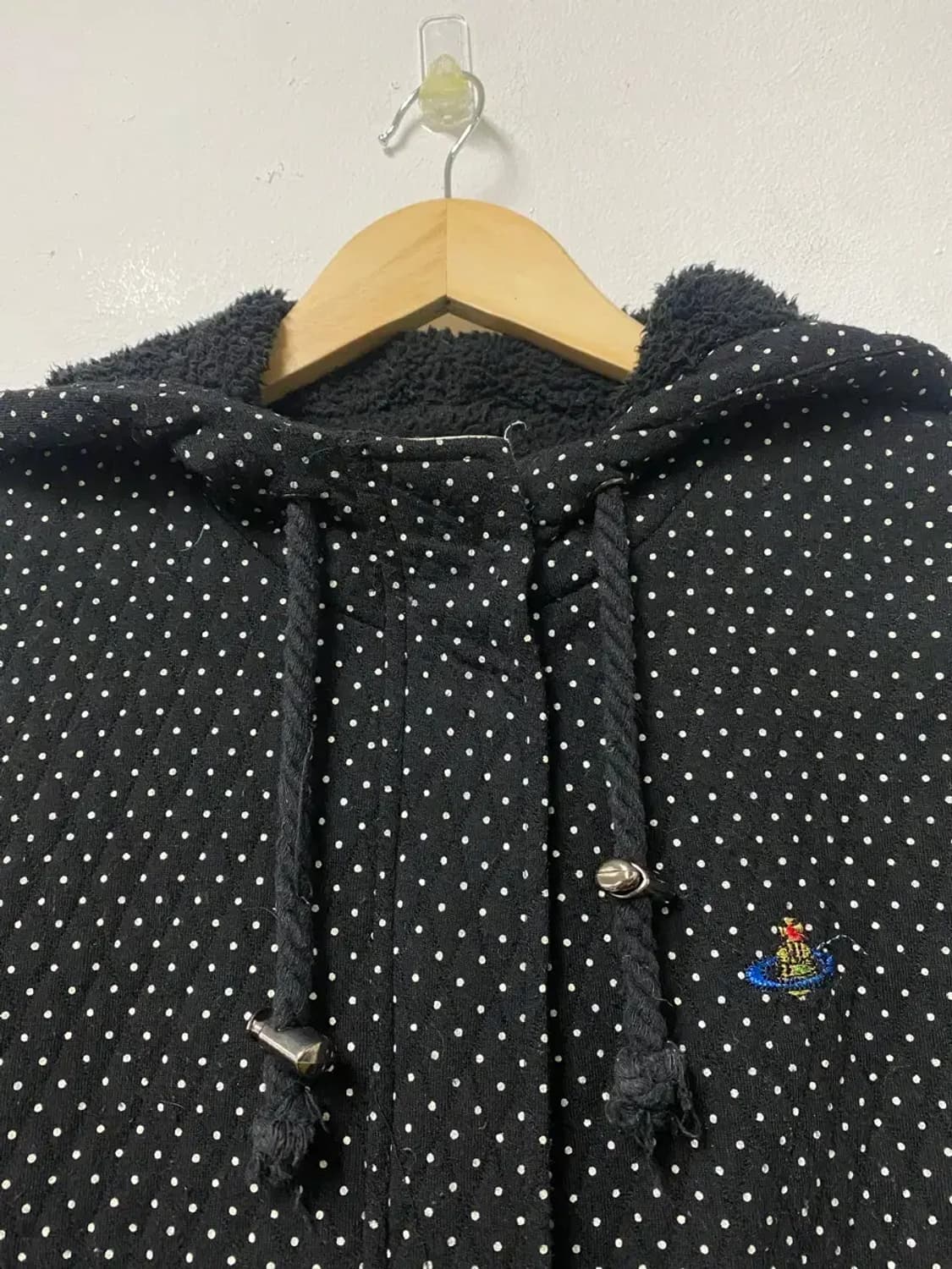 비비안웨스트우드 y2k 기모후드집 집업 XS-S 상품이미지4