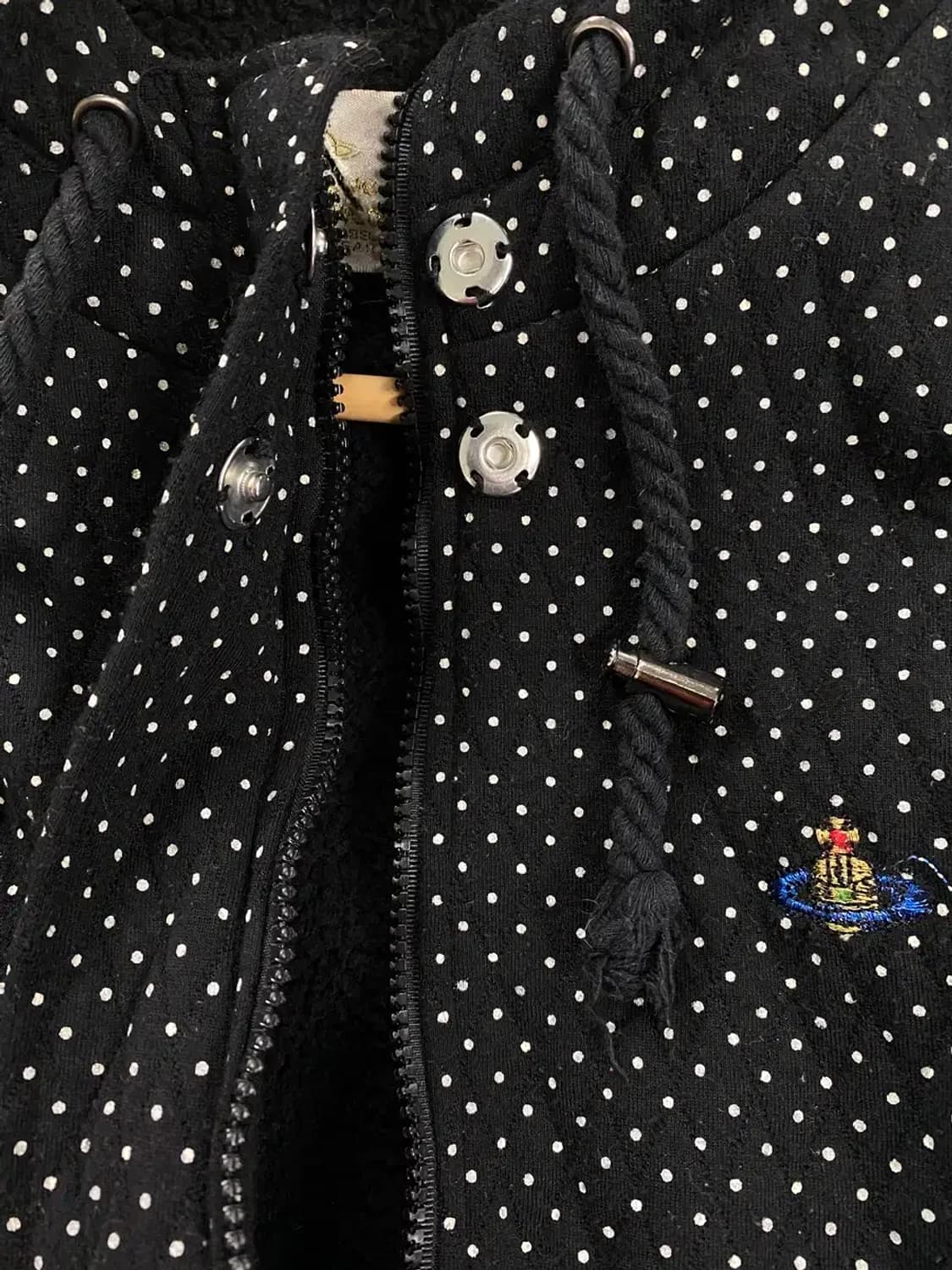 비비안웨스트우드 y2k 기모후드집 집업 XS-S 상품이미지5