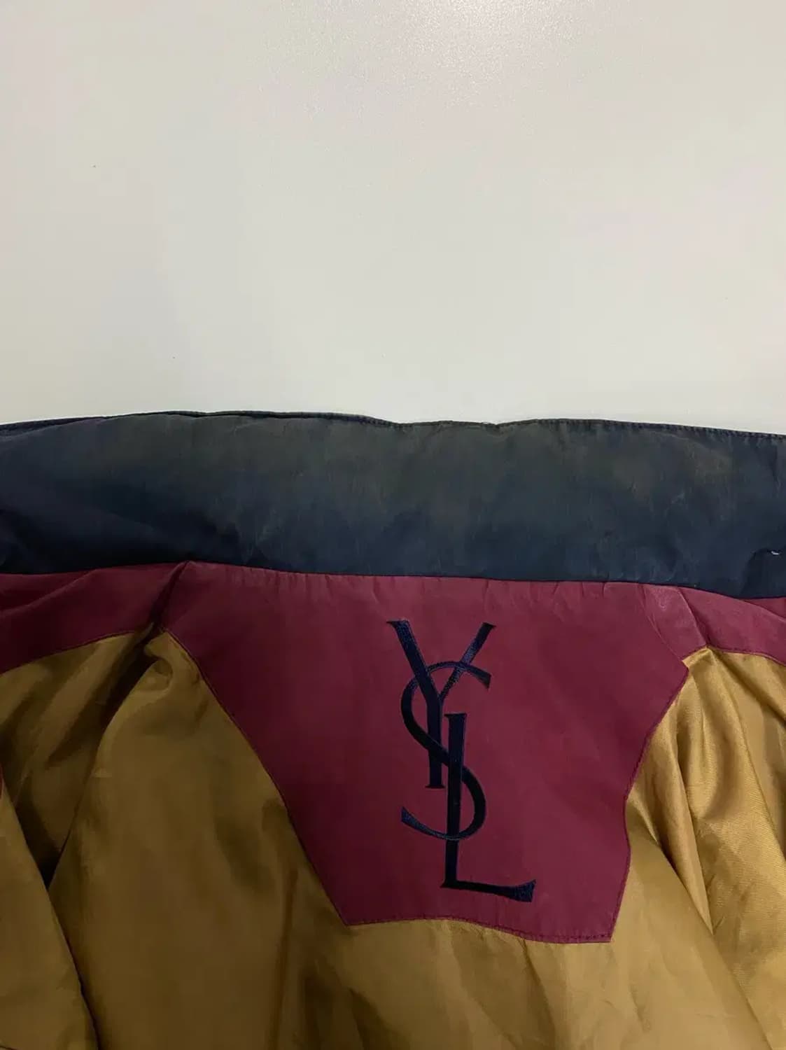 이브생로랑 YSL 칼라 배색 자켓 M 상품이미지8