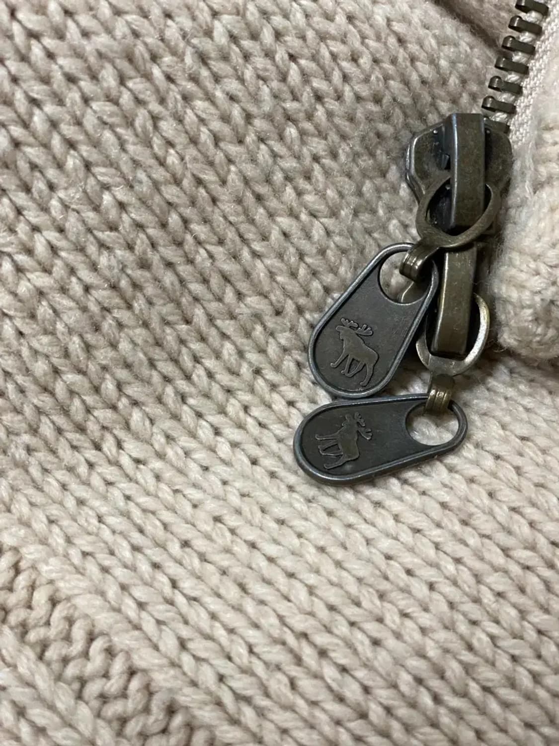 아베크롬비 토끼퍼 집업 가디건 XS 상품이미지10