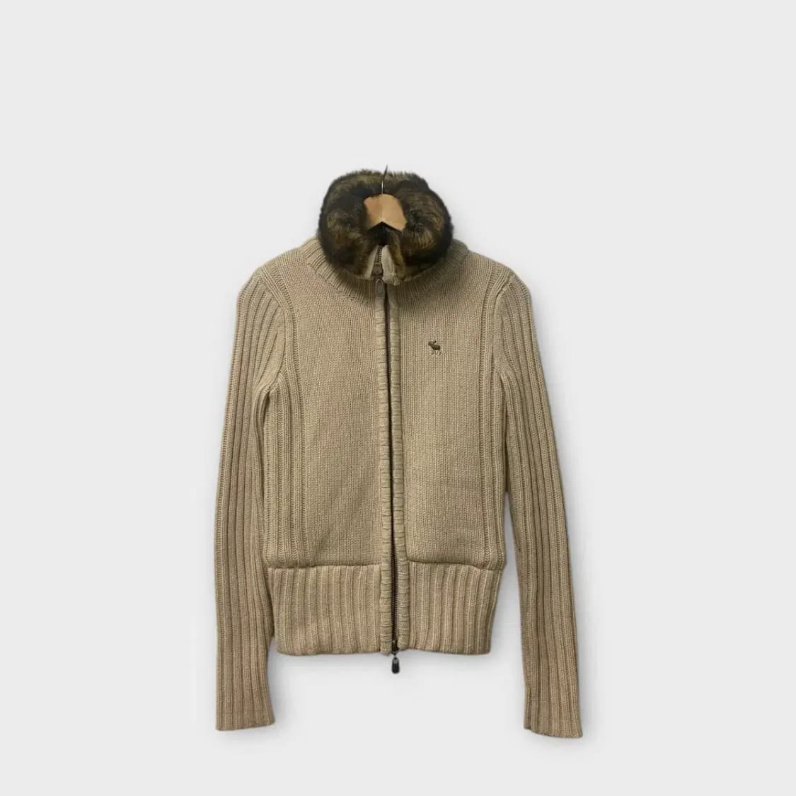 아베크롬비 토끼퍼 집업 가디건 XS 상품이미지3