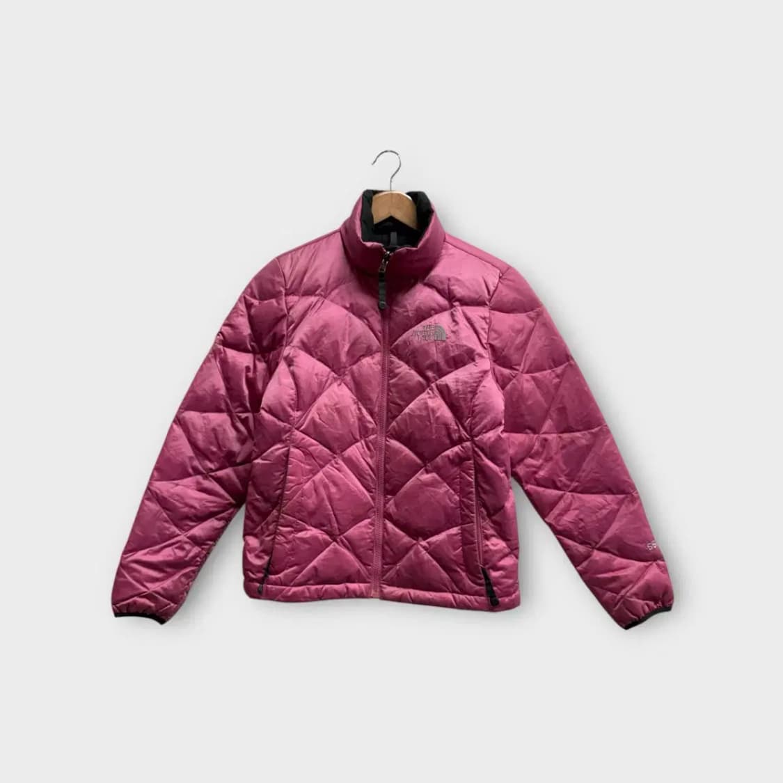 노스페이스 550 핑크 경량패딩 S 상품이미지1