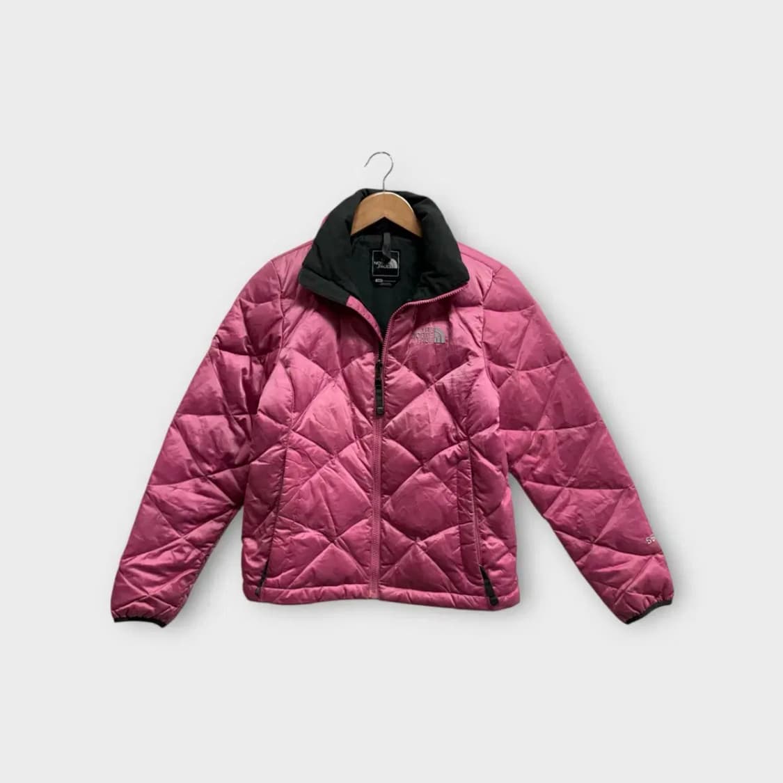 노스페이스 550 핑크 경량패딩 S 상품이미지3