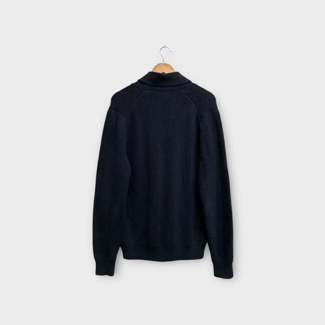 브룩스 브라더스 네이비 숄카라 가디건 M 상품이미지3