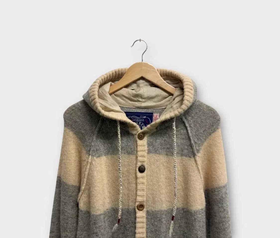 큐브슈가 니트 후드 가디건 M 상품이미지2