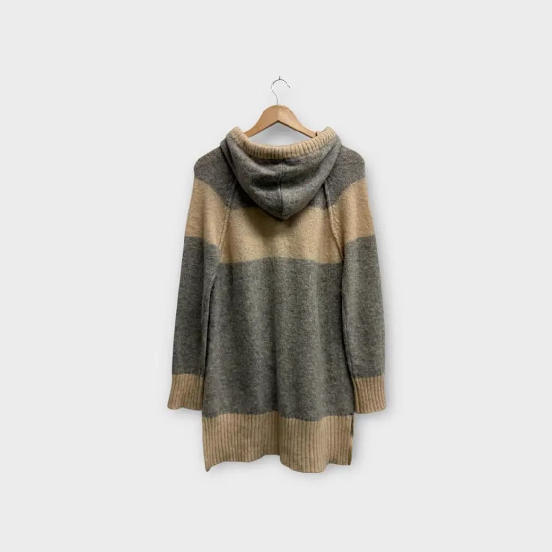 큐브슈가 니트 후드 가디건 M 상품이미지3