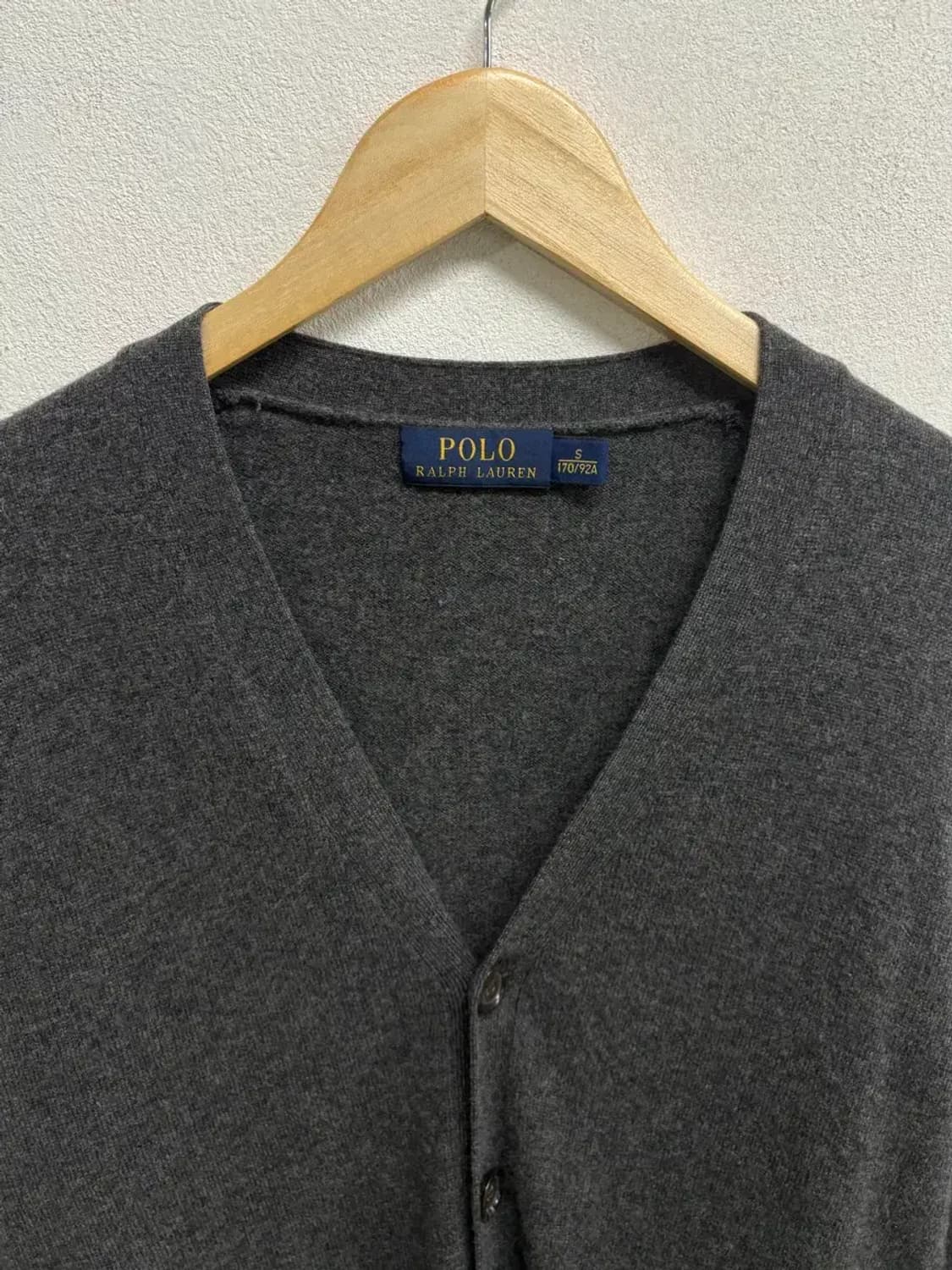 폴로랄프로렌 그레이 니트 가디건 S 상품이미지5