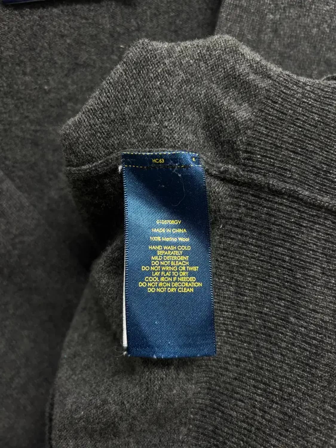 폴로랄프로렌 그레이 니트 가디건 S 상품이미지6