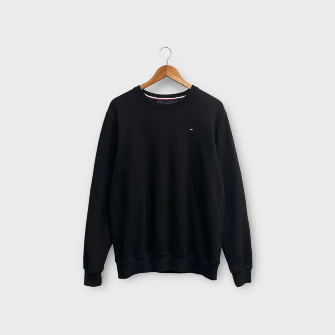 타미힐피거 블랙 맨투맨 M 상품이미지1