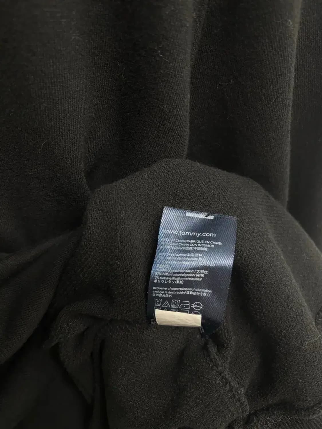 타미힐피거 블랙 맨투맨 M 상품이미지5