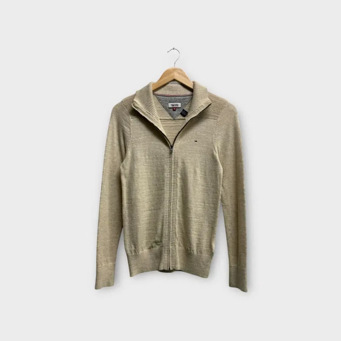 타미힐피거 데님 아이보리 집업가디건 M 상품이미지2