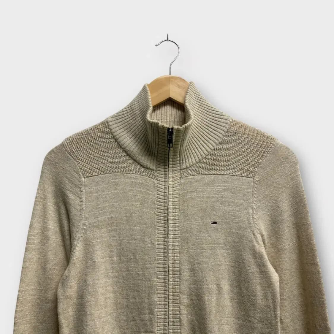 타미힐피거 데님 아이보리 집업가디건 M 상품이미지3