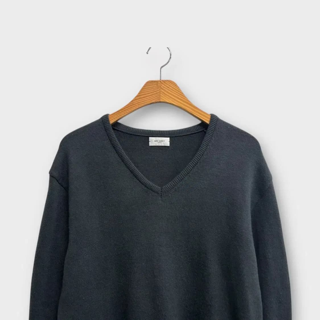 Mr Grey 브이넥 그레이 심플 니트 L 상품이미지2