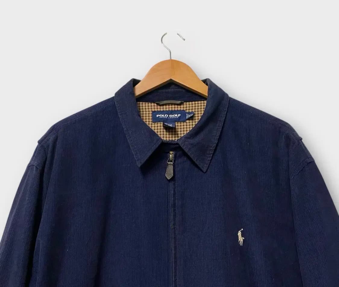 폴로 골프 네이비 코듀로이 블루종 자켓 2XL 상품이미지2