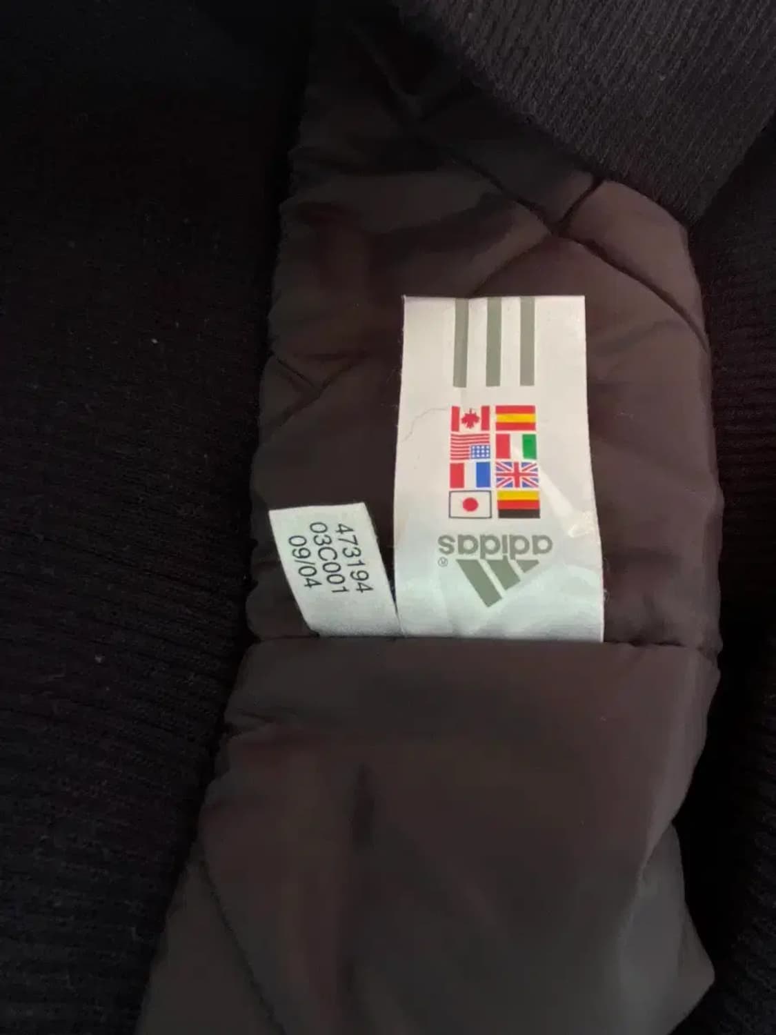 아디다스 딥브라운 새틴 봄버자켓 M 상품이미지7