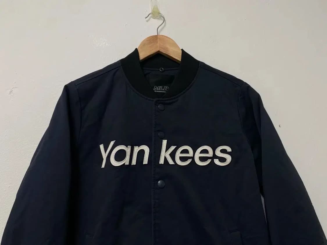 MLB 양키즈 빅로고 바시티 스타디움 자켓 90 상품이미지4