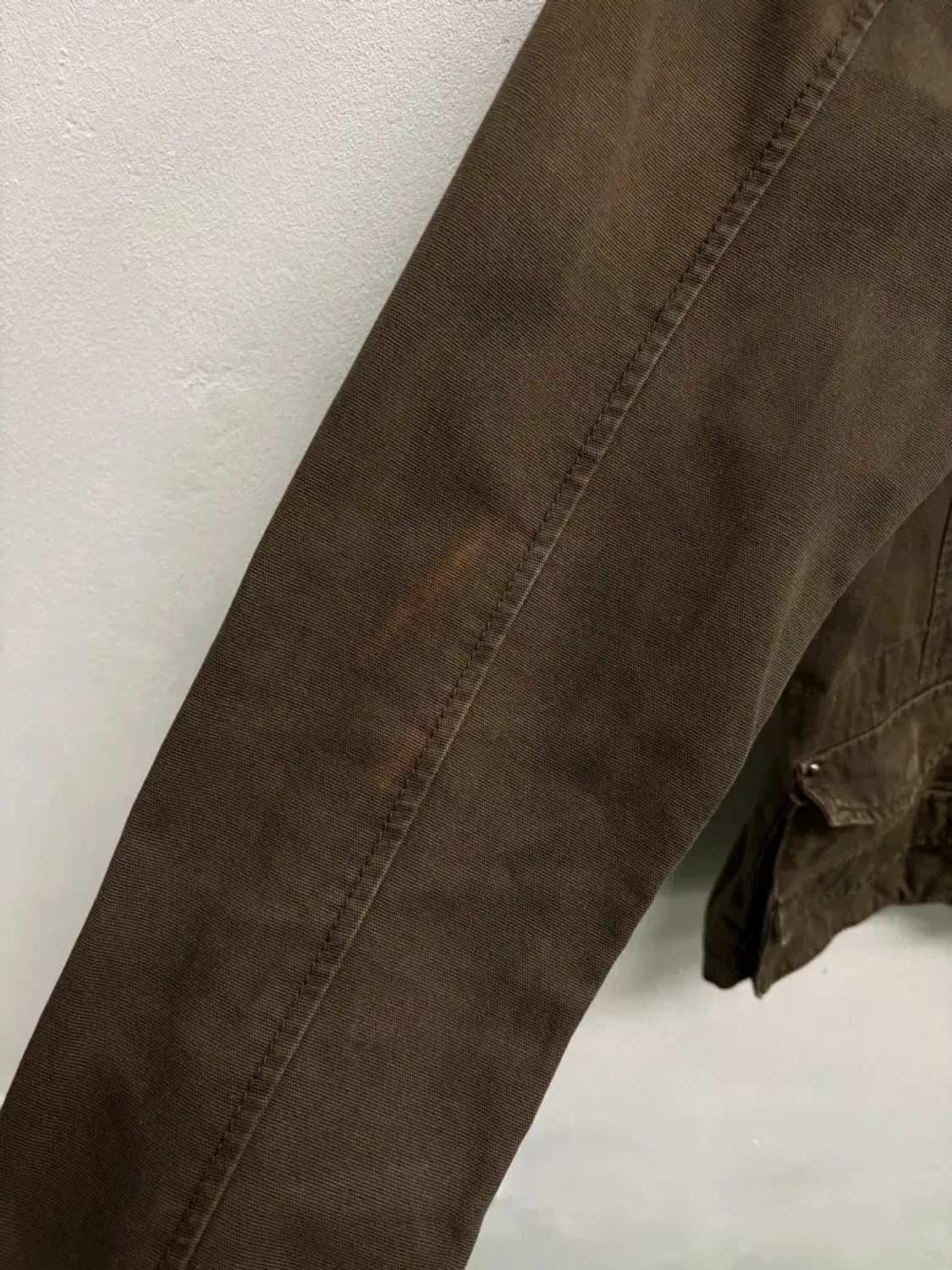 카고 빈티지 WORKS 워싱 브라운 포켓 자켓 L 상품이미지5