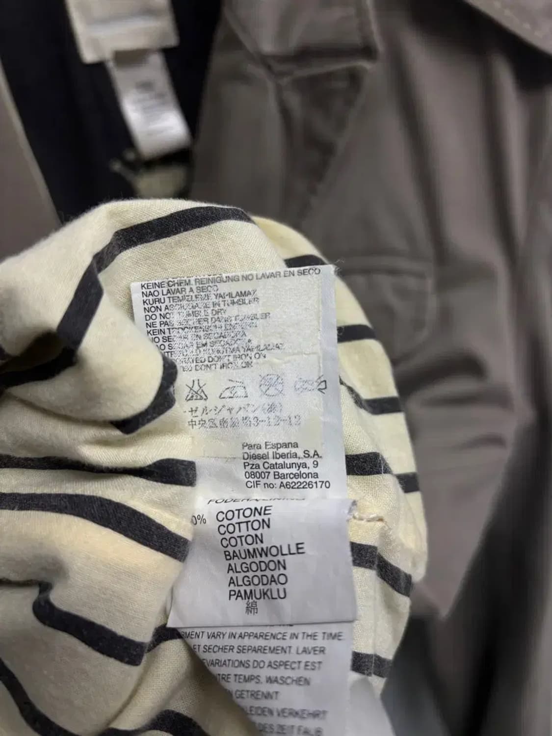 디젤 Diesel 밀리터리 자켓 XL 상품이미지6