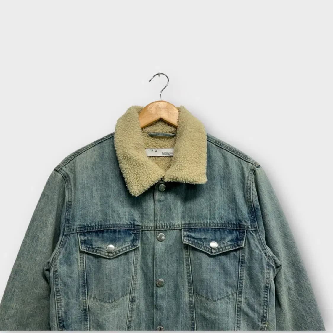 이태리 IRO 이로 양털 데님자켓 청자켓 M 상품이미지2