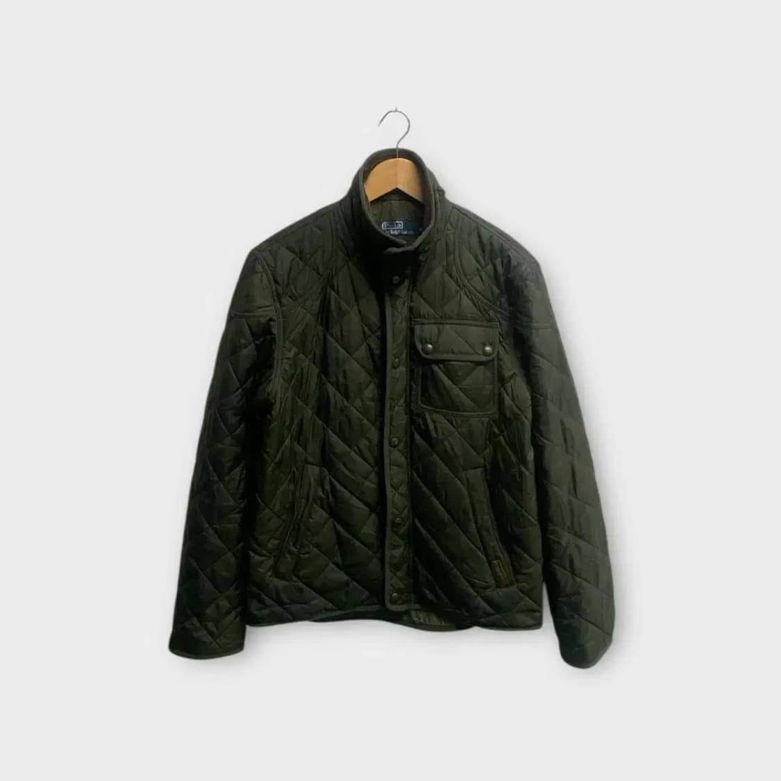 폴로 랄프로렌 카키 퀼팅점퍼 M 상품이미지1