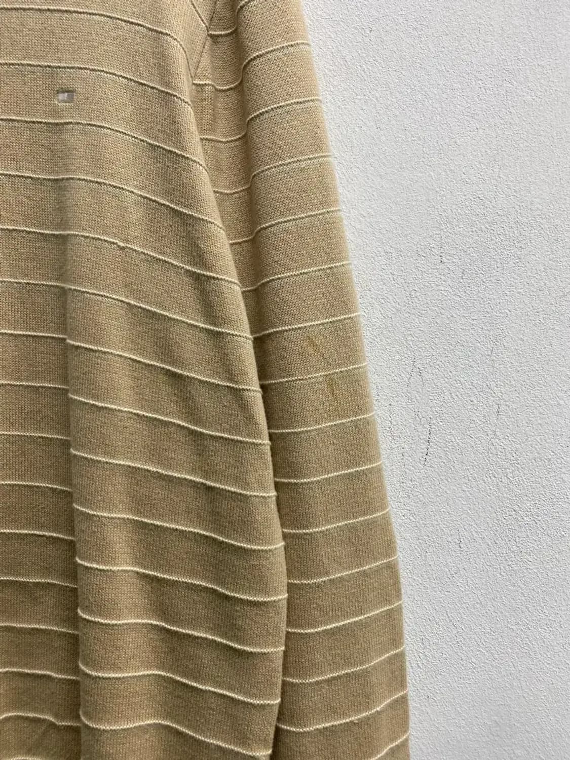 타미힐피거 스트라이프 베이지 니트 L 상품이미지4