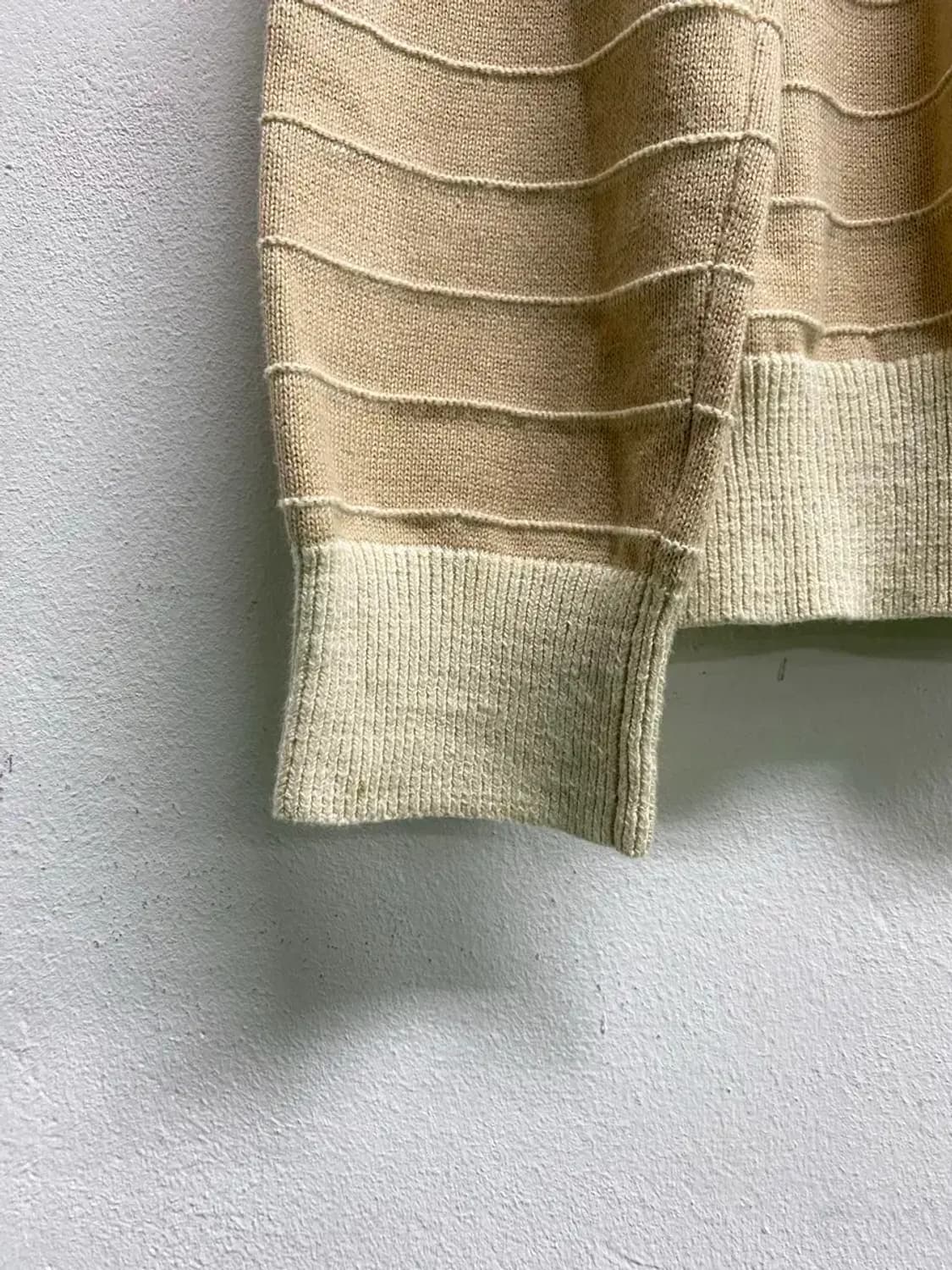 타미힐피거 스트라이프 베이지 니트 L 상품이미지5